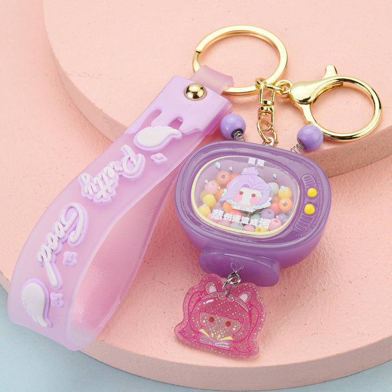 Wholesale Acrylic Doll TV Keychains